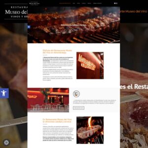 Página Web para Restaurante Museo del Vino