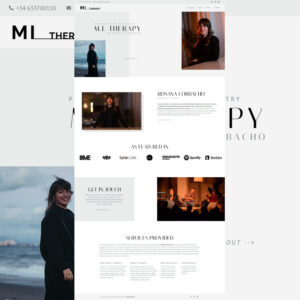 Página Web para M.I. Therapy by Rosana Corbacho